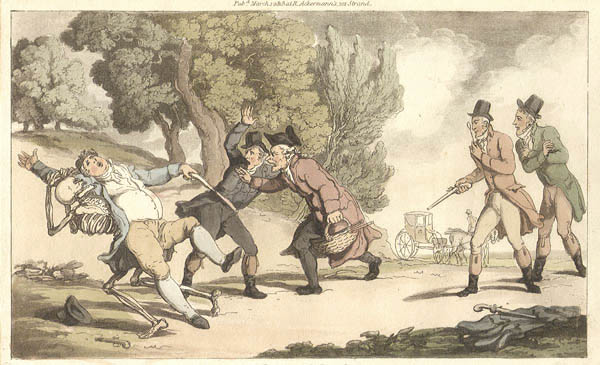 Thomas Rowlandson - The Duel