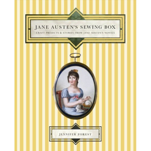 book cover jane austens sewing box