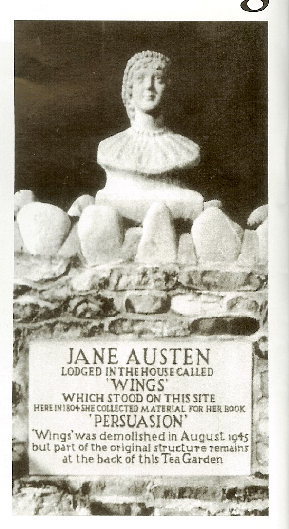 Austen statue Lyme Regis JARW