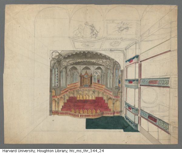 Houghton Library - Drury Lane Theatre