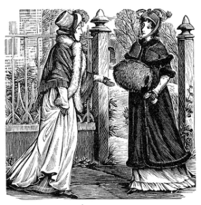 two women meeting - header