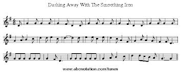 dashing away smoothing iron