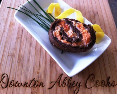 DA Cooks - salmon mousse pinwheels