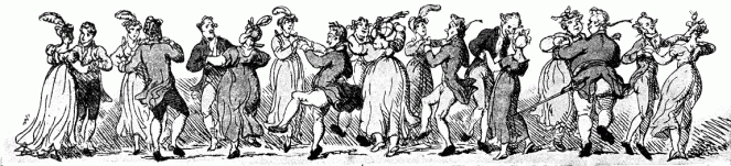 "Longways" Country Dance, by Thomas Rowlandson (1790s) - wikipedia