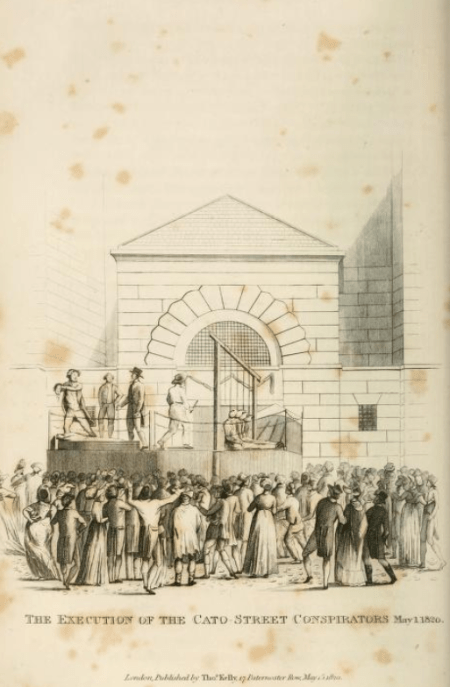 Cato St execution - Newgate
